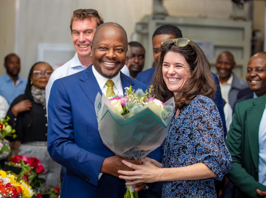 Flamingo ground breaking launch day